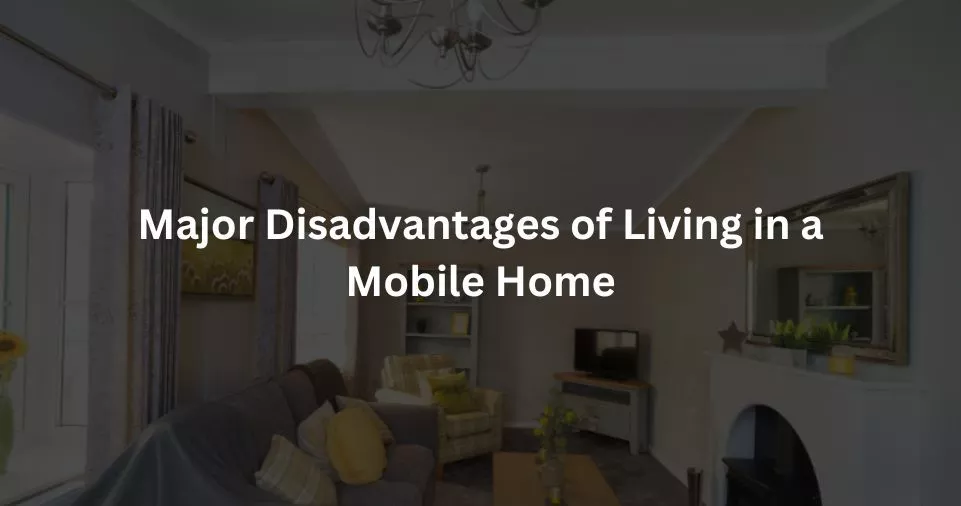 Major Disadvantages of Living in a Mobile Home