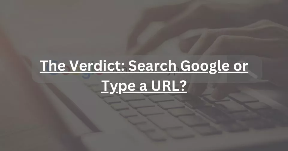 Verdict Search Google or Type a URL