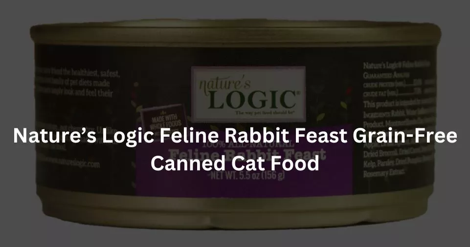 Nature’s Logic Feline Rabbit Feast Grain-Free Canned Cat Food