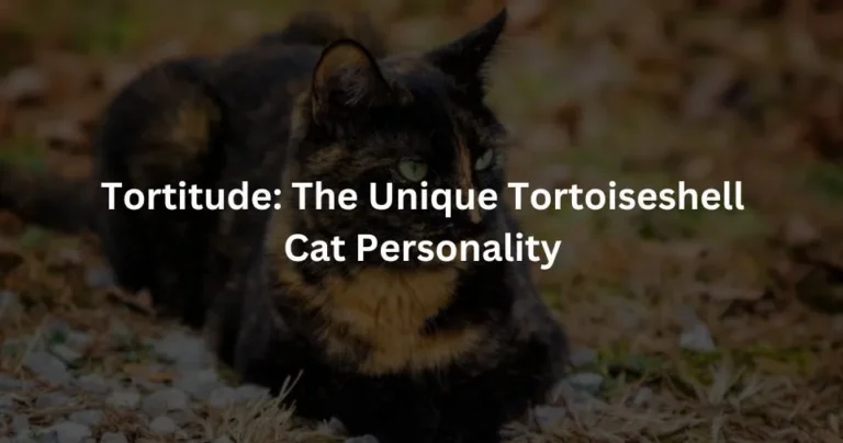 Tortitude: The Unique Tortoiseshell Cat Personality