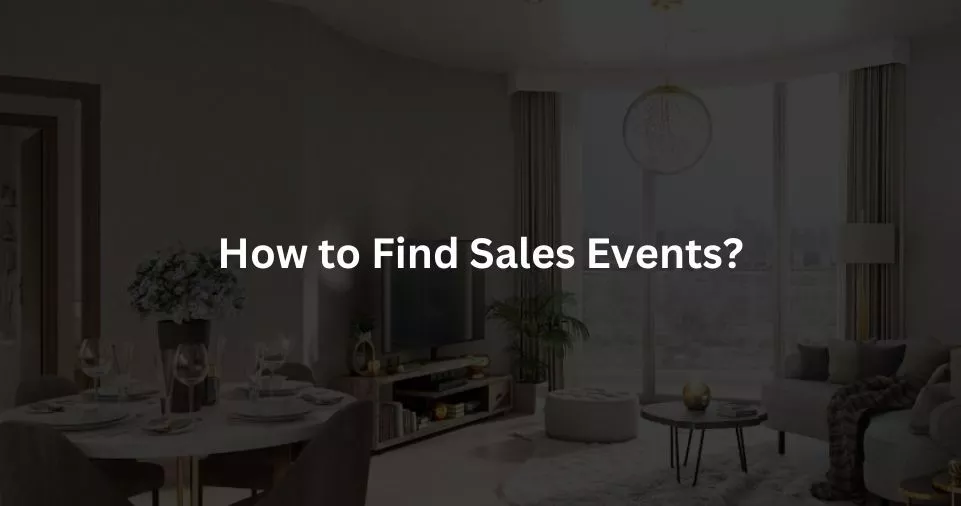  Sales Events