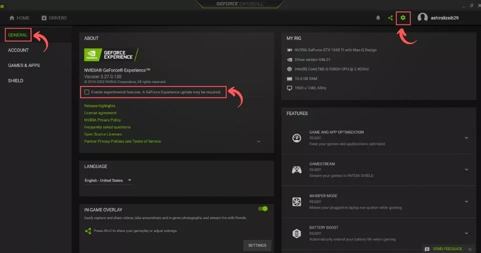 How to Update GeForce Experience on Windows 10 PC